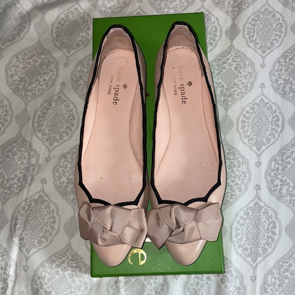 EUC kate spade nannette scalloped ballet flats 5.5 - Picture 2 of 7